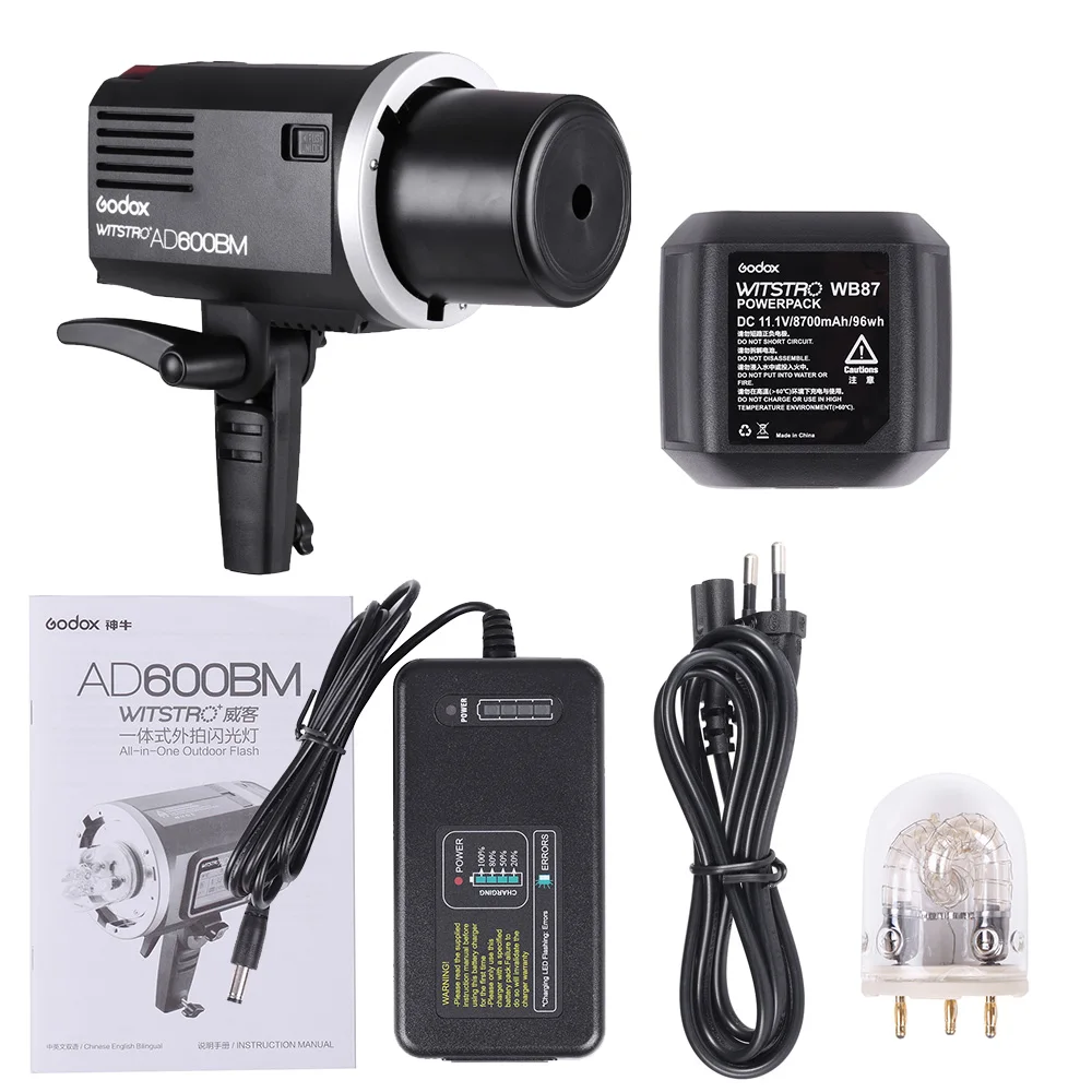 Godox Wistro AD600BM ручная версия крепление Bowens GN87 HSS 1/8000S 2 4G X СИСТЕМА все в одном наружная