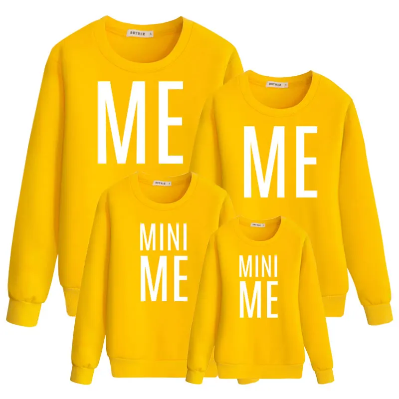 Mini Me/Семейные комплекты для мамы, дочки, папы и сына; свитер для мамы и дочки; одежда для мамы и ребенка; модная одежда для сестер - Цвет: color 3