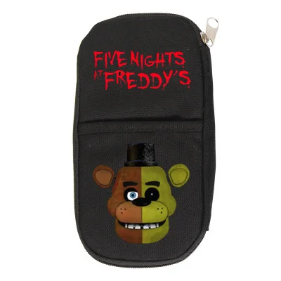 С героями игры «пять ночей с Фредди»(с рисунком персонажей из игры «пять ночей в Фредди» медведь лисица для маленьких мальчиков и девочек кошелек Карандаш Чехол школьные принадлежности сумки студент подарок - Цвет: Style 10