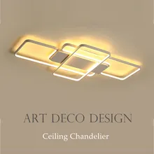 Dar moderno led lustre de teto iluminação sala estar quarto alumínio quadrado lustre moderno lampadario lustres casa interior