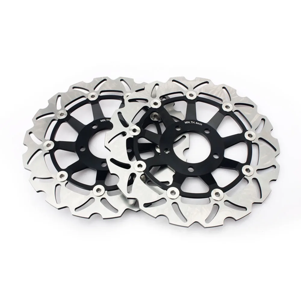 

BIKINGBOY Front Brake Disks Discs Rotors Set For Suzuki RGV 250 88 89 90 GSF 400 600 BANDIT 95 96 97 GSX600F GSX750F GSX-R400