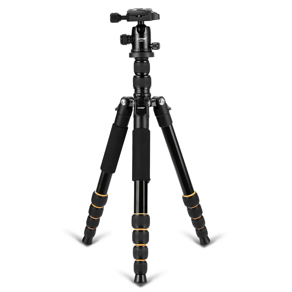 Zomei Q666 Professional Lightweight Tripod Monopod Aluminum Ball Head