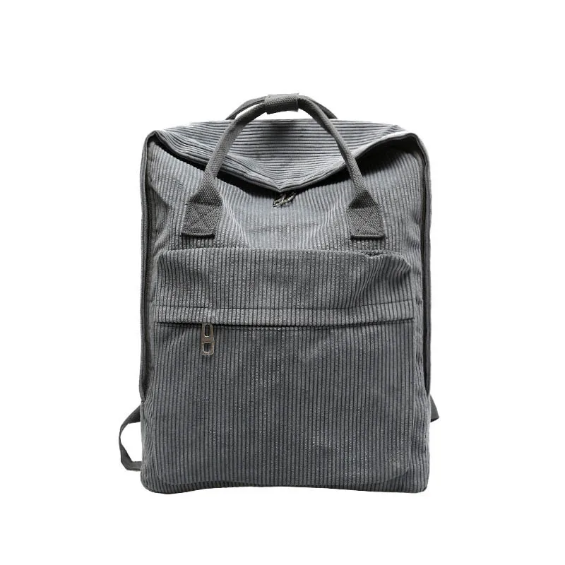 

Corduroy Brand Solid Female Backpacks Designer Famous 2016 Woman Bag Backpack Women Shoulder School Bags For Teenagers  Brands