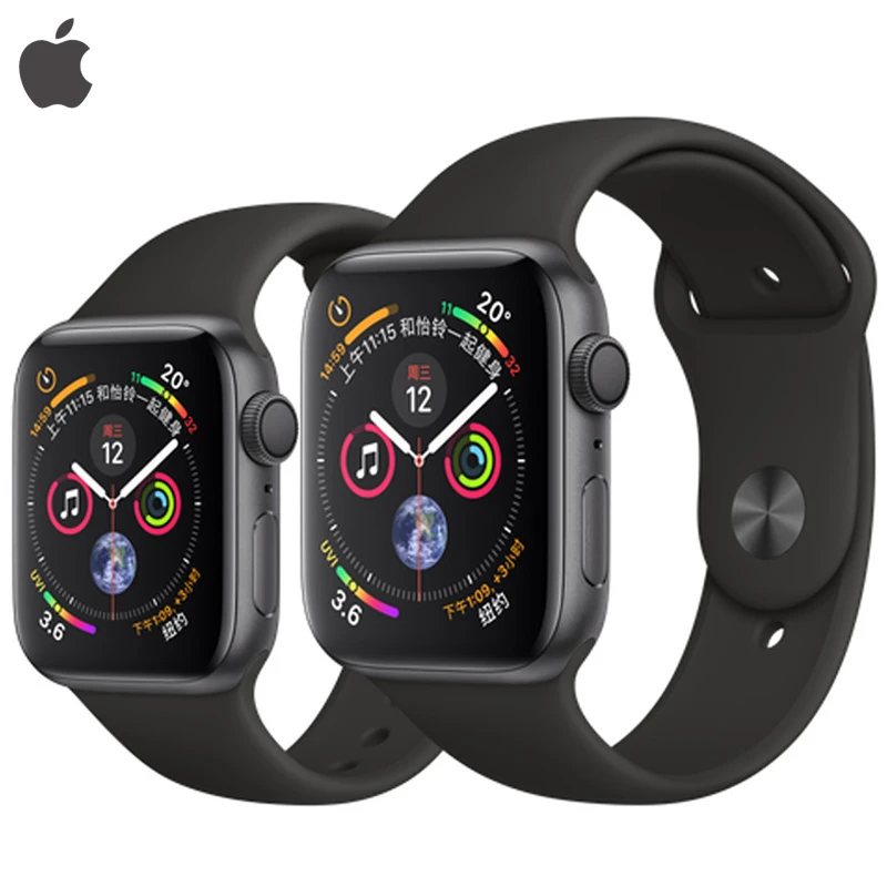 Brand New Apple Watch Series 4 40 44mm Silver Space Gray Gold Aluminum Case With Sport Band Heart Sensor Falling Detect Gps Smart Watches Aliexpress