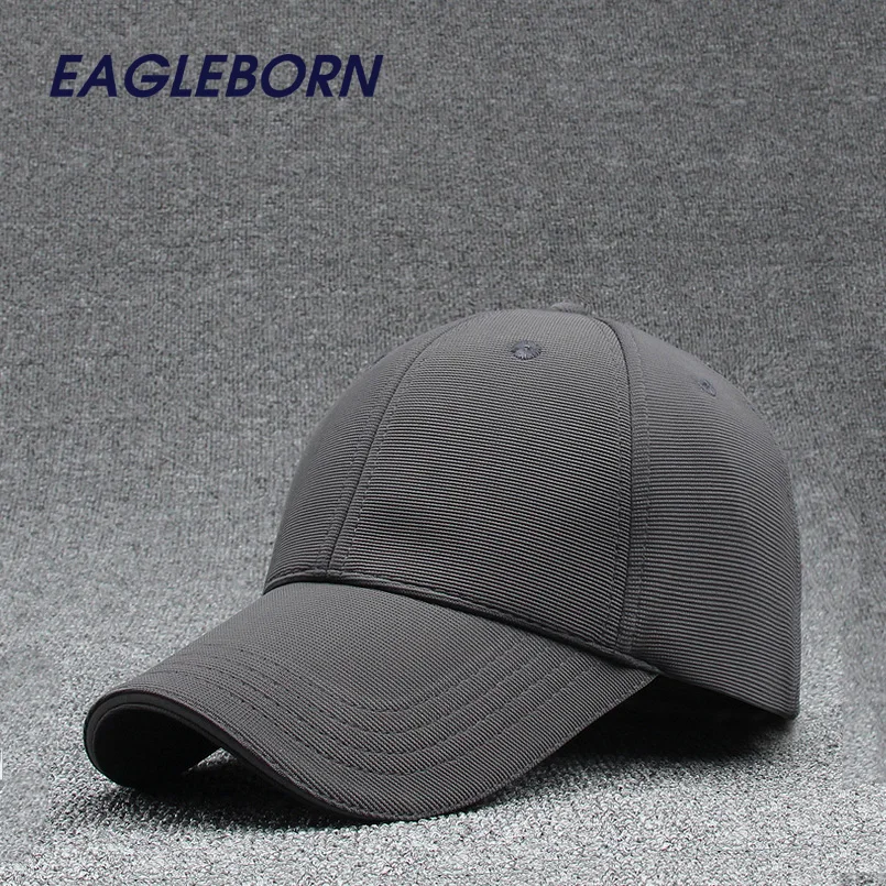 EAGLEBORN Новинка Masculino SnapbackS Casquette Gorras пустой изогнутый сплошной цвет Регулируемая бейсбольная кепка Bone cap s - Цвет: Dark Grey