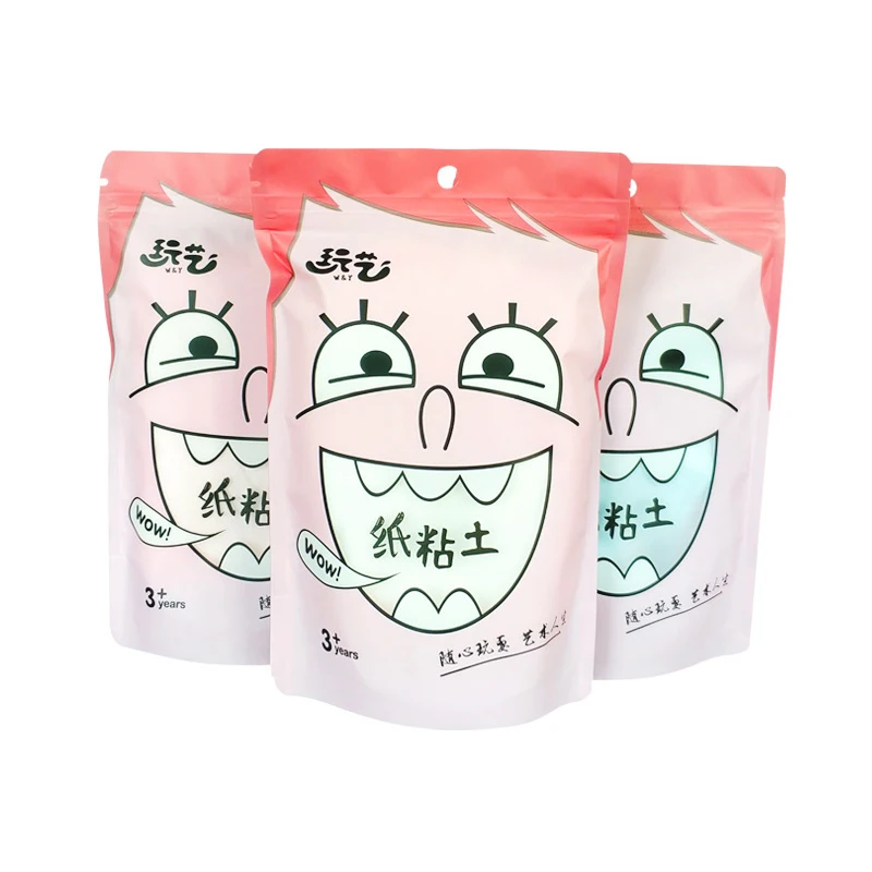 

New Slime Soft Lightweight Modeling Air Dry Ultralight Clay Fluffy Can't Stretch Easy Cut Off Paper Clay 2019 Toys of Children E