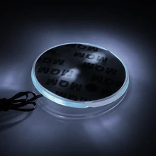 82 мм 4D Автомобильный светодиодный Логотип задний значок светильник наклейка эмблема хвостовая часть лампы Декор для BMW