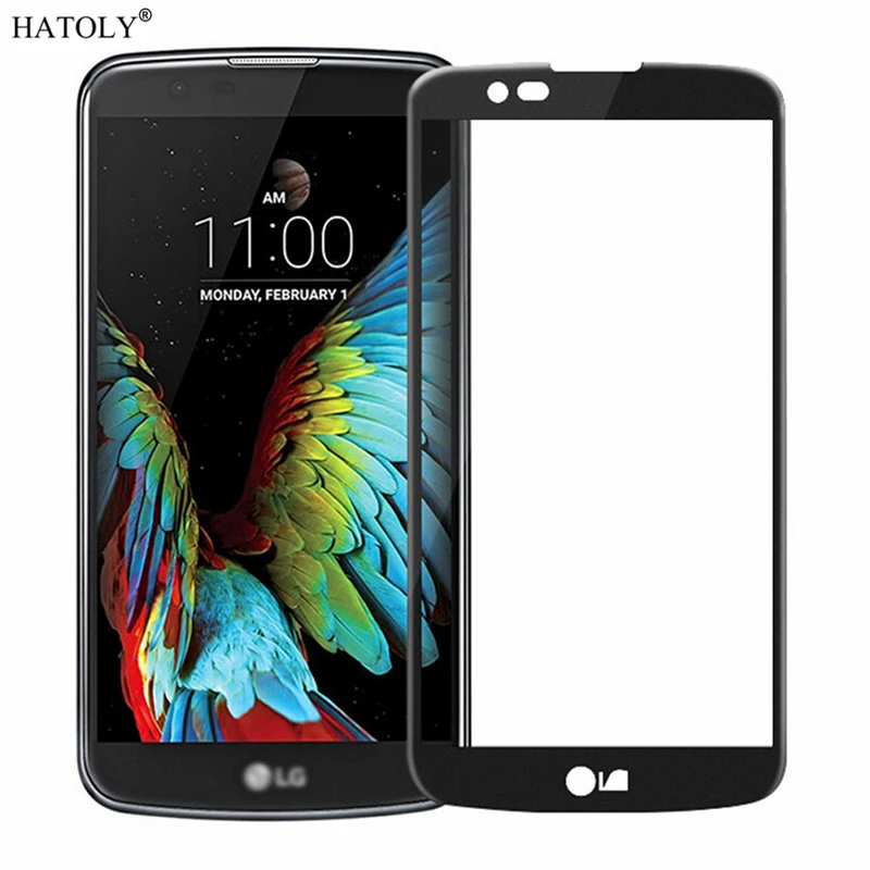 

2PCS Tempered Glass For LG K8 Screen Protector for LG K8 Full Cover for LG K8 Lte K350 K350E K350N 4G 3D Curved Edge Film HATOLY