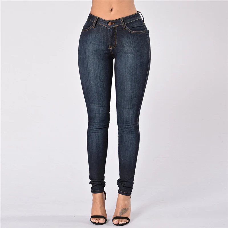 Push Up джинсы для Для женщин узкие женские джинсы женщина высокой эластичные большого размера стрейч джинсы женские промывают джинсовые