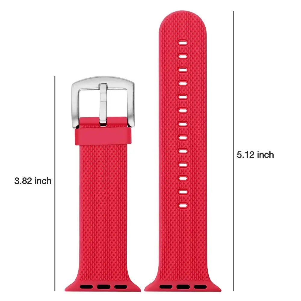 Sport silicon strap for apple watch band 42mm 38mm 44mm 40mm soft rubber clock wristband watchband for iwatch series 3 2 1 4 Sport silicon strap for apple watch band 42mm 38mm 44mm 40mm soft rubber clock wristband watchband for iwatch series 3 2 1 4