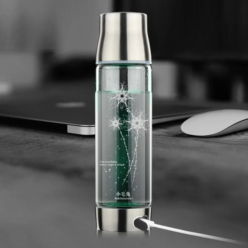450ml/550ml USB Water Bottles Intelligent Portable Hydrogen Rich Water