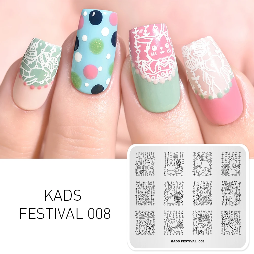Трафареты для стемпинга ногтей кролик и яйца|plates for nails|nail stamping platesstamping plates |