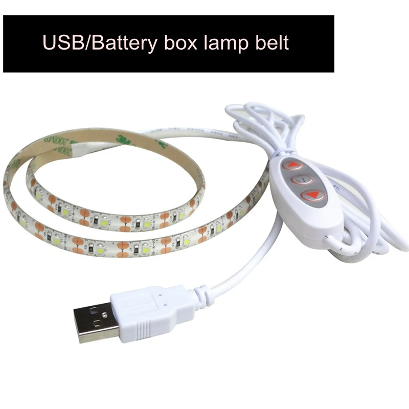 

USB Dimming LED Strip 2835 SMD 0.5m 1m 1.5m 2m 60Leds/m LED strip flexible light IP65 waterproof