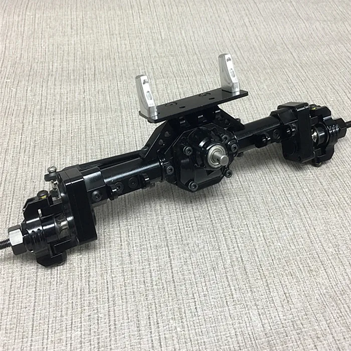 KYX задний бампер из сплава со светодиодной опорой для шин осевой 1/10 SCX10 II|Детали и