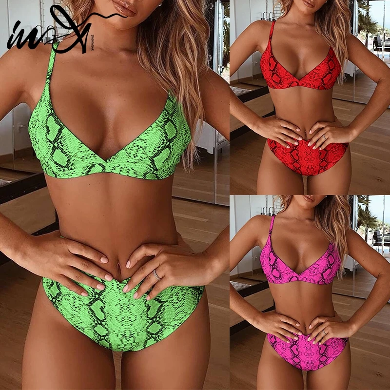 

In-X Leopard brazilian bikini 2019 Sexy push up bathing suit High waist swimsuit female bathers Plus size swimwear XL biquini
