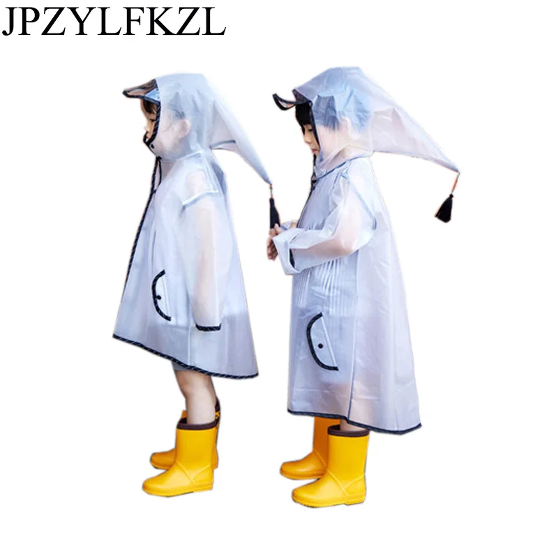 

Cute Small Waterproof Polyester Rain Coat Boy Children Girls Windproof Poncho Kindergarten Student Baby Raincoat for children
