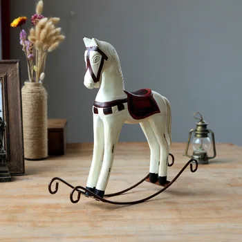 

Home Decor Horse Wooden Craft Sitting Room Office Decoration Creative Old Wooden Craft Handicraft Furnishing Articles