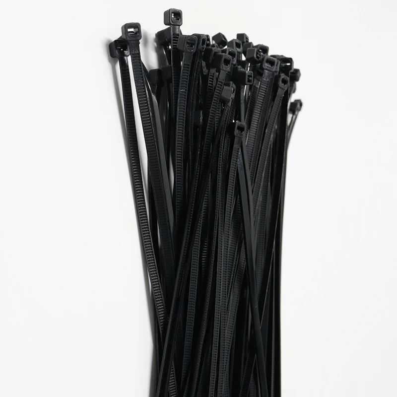 

100PCS 60MM-200MM Self-Locking Nylon Cable Zip Mountable Head Ties For Room Handicrafts Network Trim Wrap Loop Wire Straps