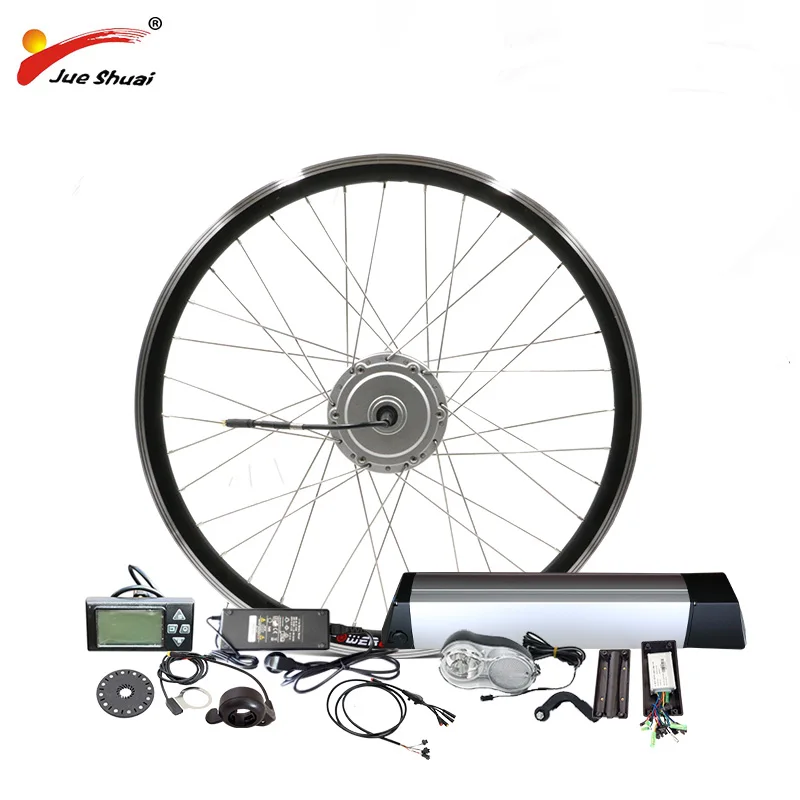 

BAFANG Ebike Conversion Kit with Motor Wheel 36V 350W High Speed Brushless Gear Hub Motor 36V10AH Samsung 12AH Lithium Battery