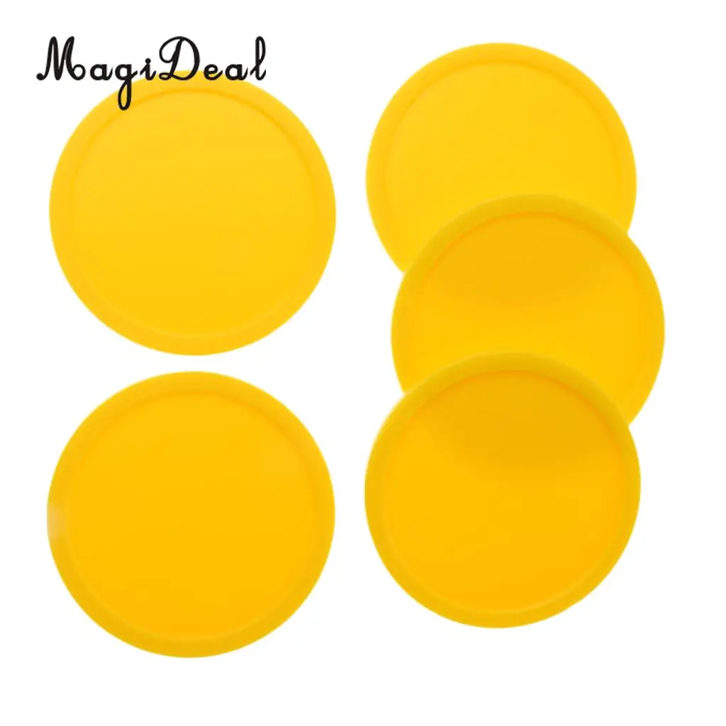 MagiDeal 5 штук 82 мм желтая задняя подставка для игровых столов аксессуары|air hockey|air