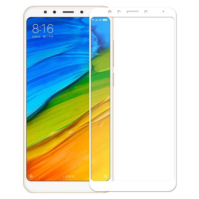 Полное покрытие Стекло для Xiaomi Redmi 5 плюс закаленное 4x s2 Примечание pro 6X7 Mi7 Экран