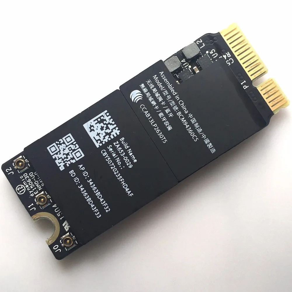 Новая Оригинальная BCM94360CSAX для Apple Pro Retina A1425 A1502 A1398 Wi Fi карта 802.11ac и Bluetooth 4 0