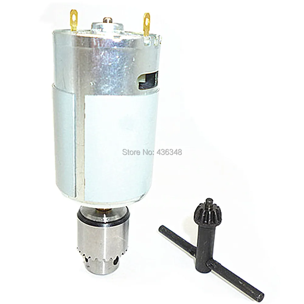 

12v Electric Dc Motor 6v-15v Lathe Press 555 Motors + 0.3-4mm Watchmaker Electric Drill Chuck Mount Jt0 Taper 3.17mm Motor Shaft