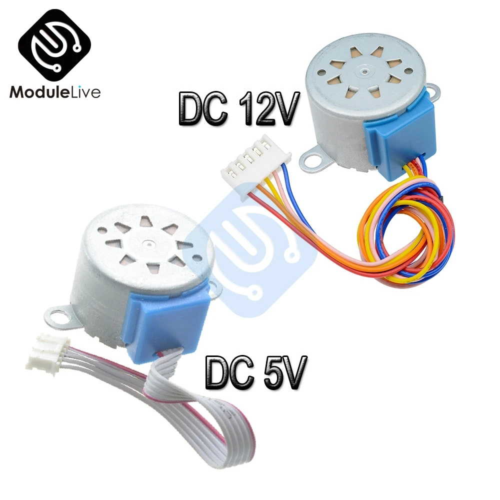 Motor paso a paso ULN2003, 5V, 12V, 4 fases, 5 cables, 5 cables, 28BYJ 48 5V,Micro Mini Motor de eléctrico para PIC 51 AVR|Motor de paso| - AliExpress