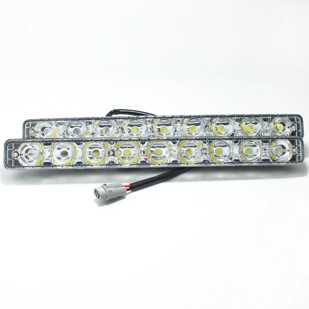 

High Power 2Pcs/Set Led 18W/set Led Car Light DRL Daytime Running Light Source Waterproof DC12V Car Styling White