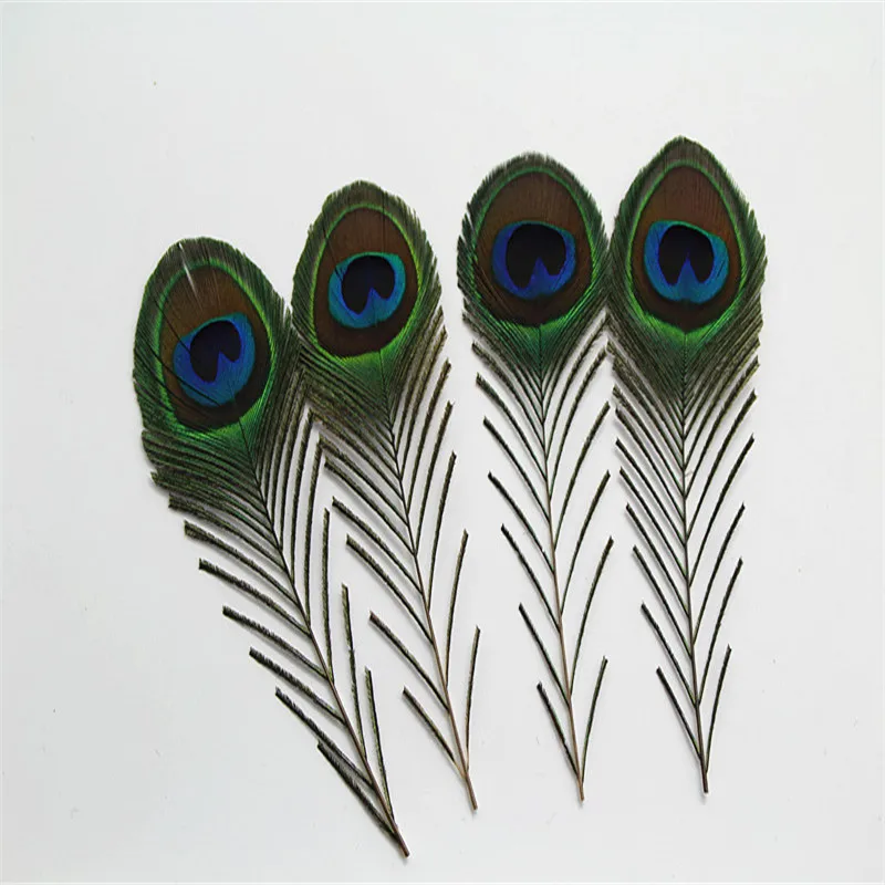 Ожерелье и серьги из натурального пера павлина 4 3 7 дюйма 10 шт.|real peacock feather|peacock