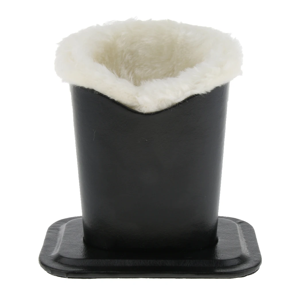 2pcs White Plush Lined Eyeglass Holder Glasses Protective Stand Case Anti-Scratch Soft Smooth Plush Lining
