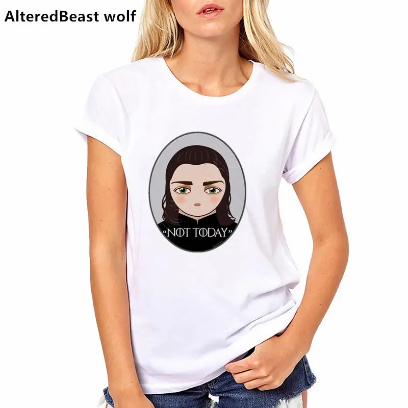 Футболка Arya Stark Game Of Thrones футболка с коротким рукавом и круглым вырезом летняя