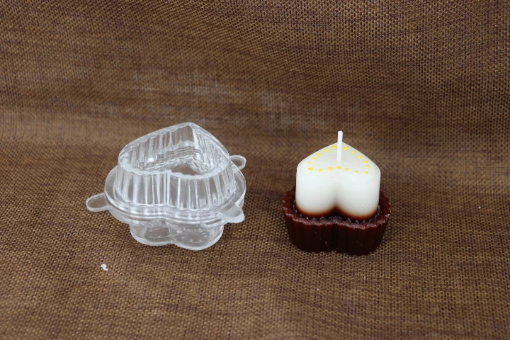 Милая Ретро форма в виде сердца для мыла Ремесло Искусство ПВХ форма для мыла или выпечки формы DIY свеча ручной работы формы