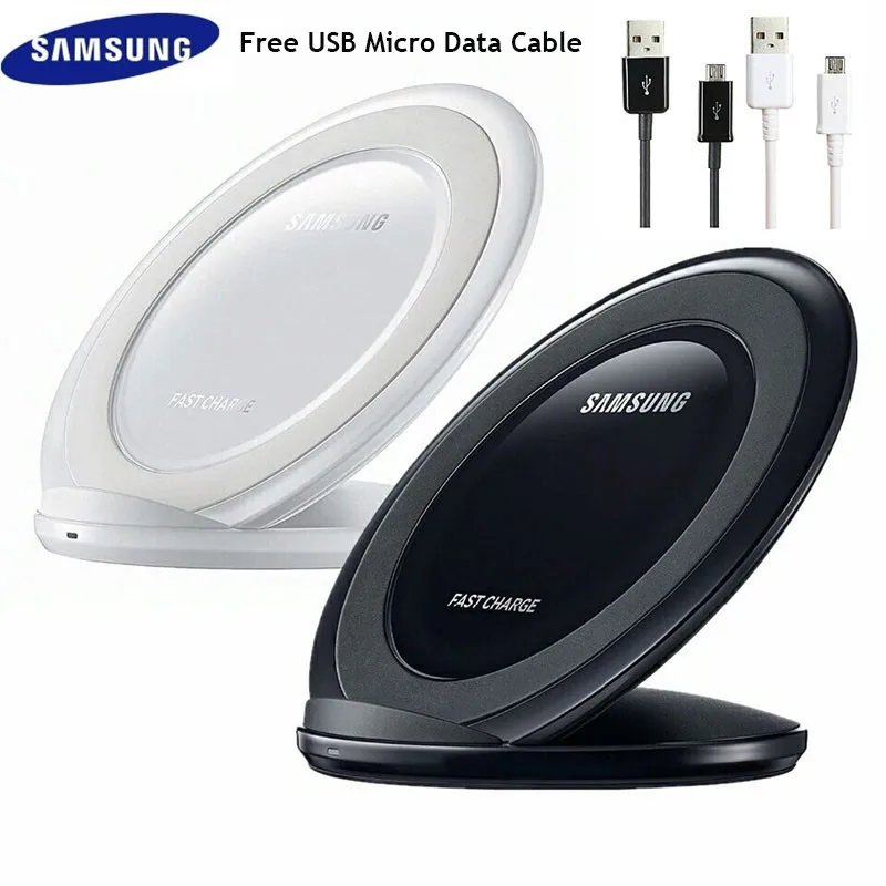 

Original Samsung S7 Wireless Charger Qi Standard Foldable Pad Charger For Galaxy S7 Edge S8 S9 S10 Plus Note 8 9 for Iphone 8 X