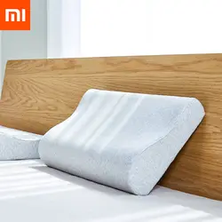 Оригинальная Xiaomi защитная подушка для шеи подушка памяти Удобная высокая и низкая кривая поддержка внутренней и внешней антибактериальной