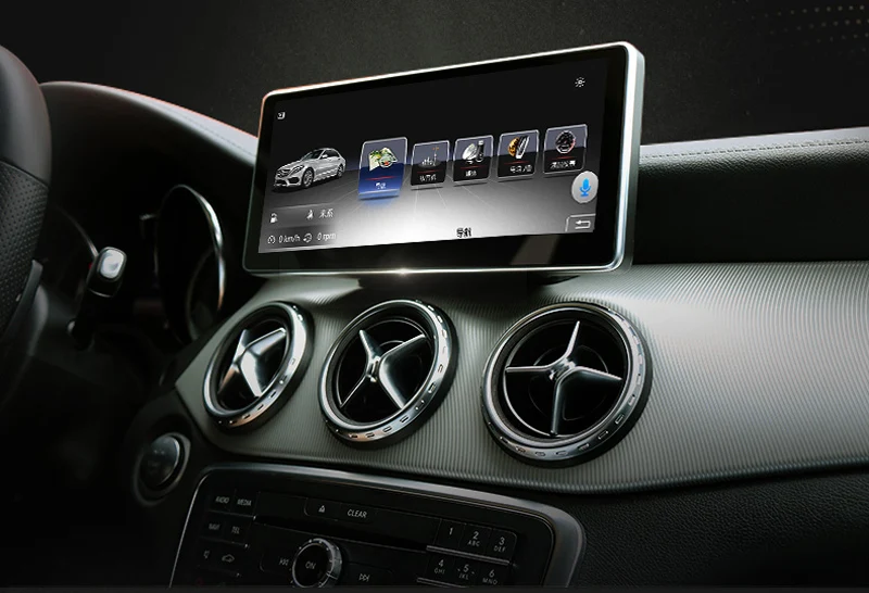 Sale 4G RAM 64G ROM 10.25" Android touch screen monitor for Mercedes W176 CLA 45 200 250 Car Audio GLA CLA A G Class 2013 to 2015 8