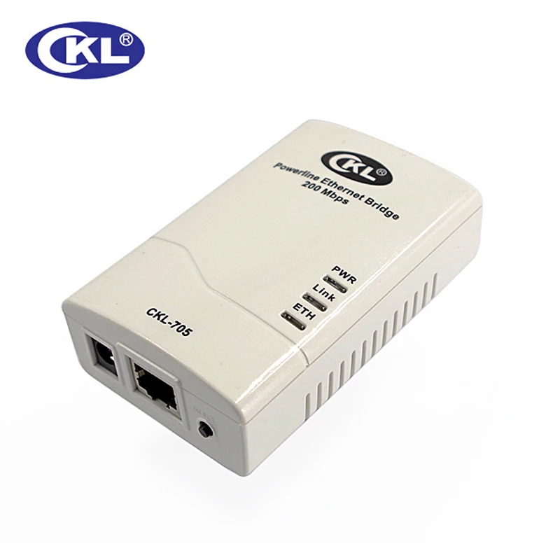 CKL-705 сетевой адаптер Powerline для расширения сети Интернет со скоростью передачи данных до 200 Мбит/с