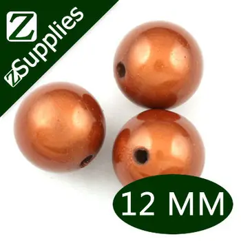 

12mm Cinnamon Round Miracle Beads,beads wholesale,,perle magique,hot popular