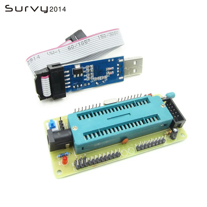AVR ATMEGA16 минимальная системная плата ATmega32 + USB ISP USBasp программатор для