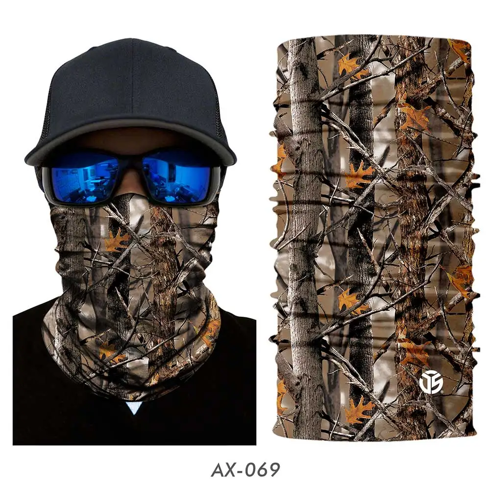 3D Realtree бесшовная бандана для шеи, маска для лица, маска, кольцо, шарфы, военная армия, страйкбол, половина лица, маска, шарф для мужчин и женщин - Цвет: AX-069