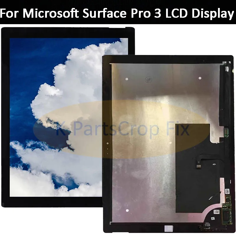 XJS 12 Touch Screen Replacement with Touch Panel Digitizer Glass /& LCD LED Display for Microsoft Surface Pro 3 TOM12H20 V1.1 2160X1440