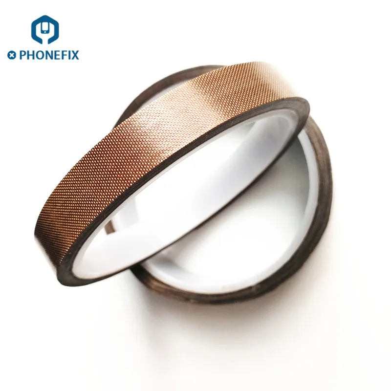 

PHONEFIX Length 33mm Width 15/20mm Heat Resistant Polyimide Adhesive Tape to cover Circuit Board for BGA PCB Welding Repair