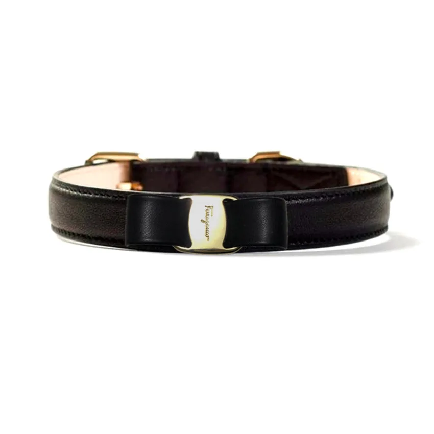 designer leather cat collars