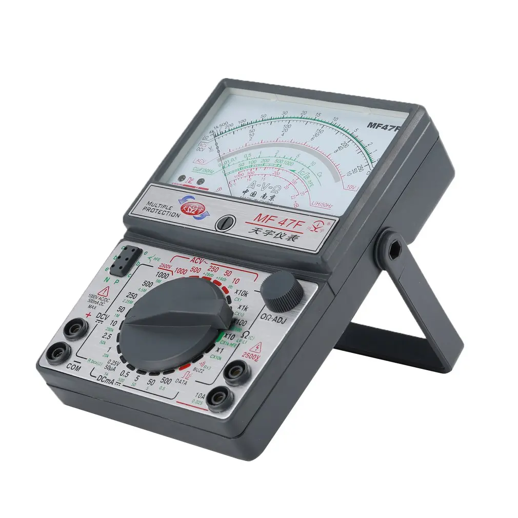 MF-47F аналоговый мультиметр DC/AC напряжение измеритель тока инфракрасное Обнаружение ручной hFE тестер мультитестер зуммер сигнализация Указатель