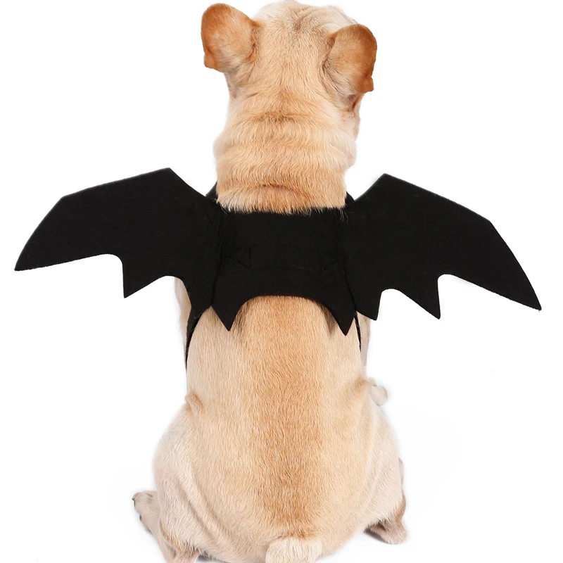 Аксессуары для домашних животных Бэтмен Косплей Одежда для собак крылья летучей мыши костюм для маленьких средних и больших собак вечерние принадлежности для Хэллоуина