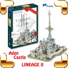 Новое поступление подарок Lineage 2 онлайн игра Aden замок 3D Модель здание головоломка PC игровая структура Коллекция DIY построенная забавная Умная игрушка