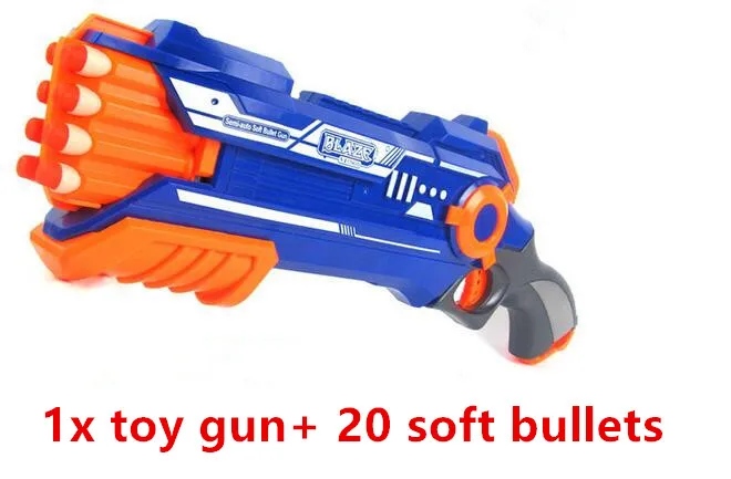 Pistolet pistolet en plastique jouet pistolet Sniper fusil Arme Blaster avec 12 fléchettes enfants jouets pour nerf pistolet jouets enfants cadeaux offre spéciale