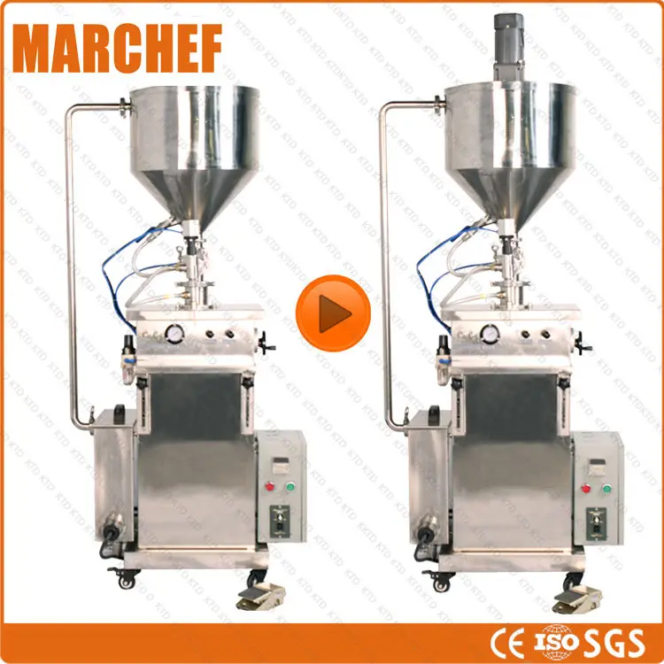 

100-1000ml Good feedback electrical heating mixing filling machine