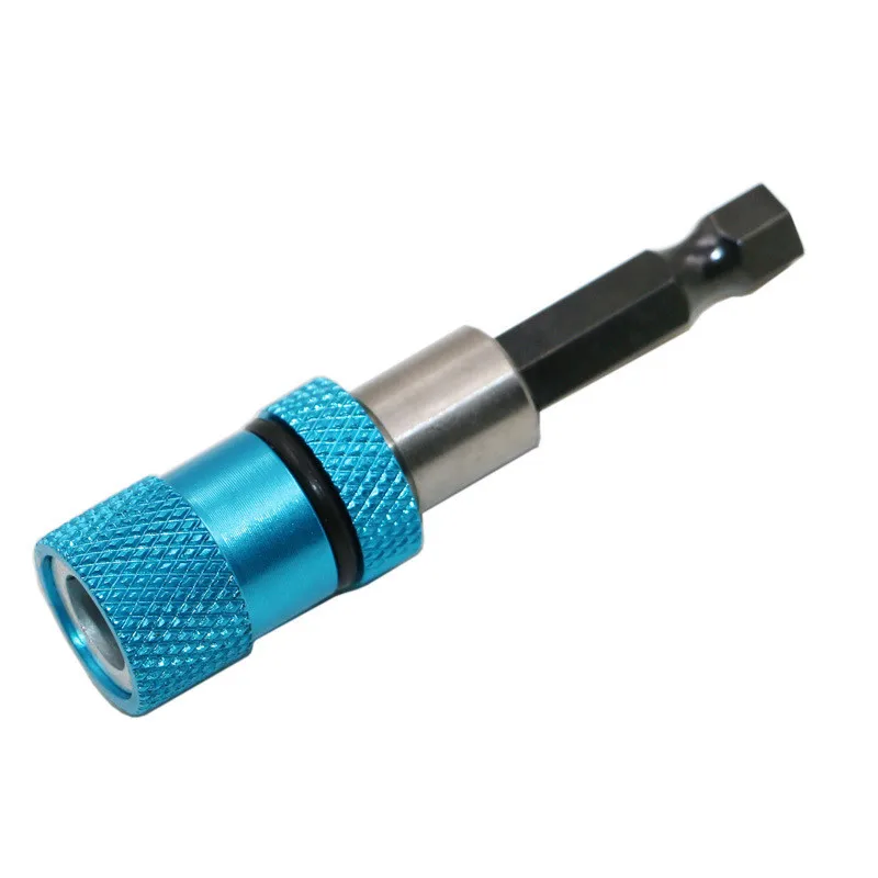 Mini Drill Chucks Blue Quick Release Connecting Rod 6.35mm Shank