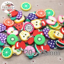mix fruit slice 20PCS 25mm polymer clay Flatback Cabochon Miniature Food Art Supply Decoration Charm Craft mix fruit slice 20PCS 25mm polymer clay Flatback Cabochon Miniature Food Art Supply Decoration Charm Craft